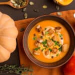 Cremige Kürbiscremesuppe mit Ingwer – Moritz Frey empfiehlt sein Lieblingsrezept